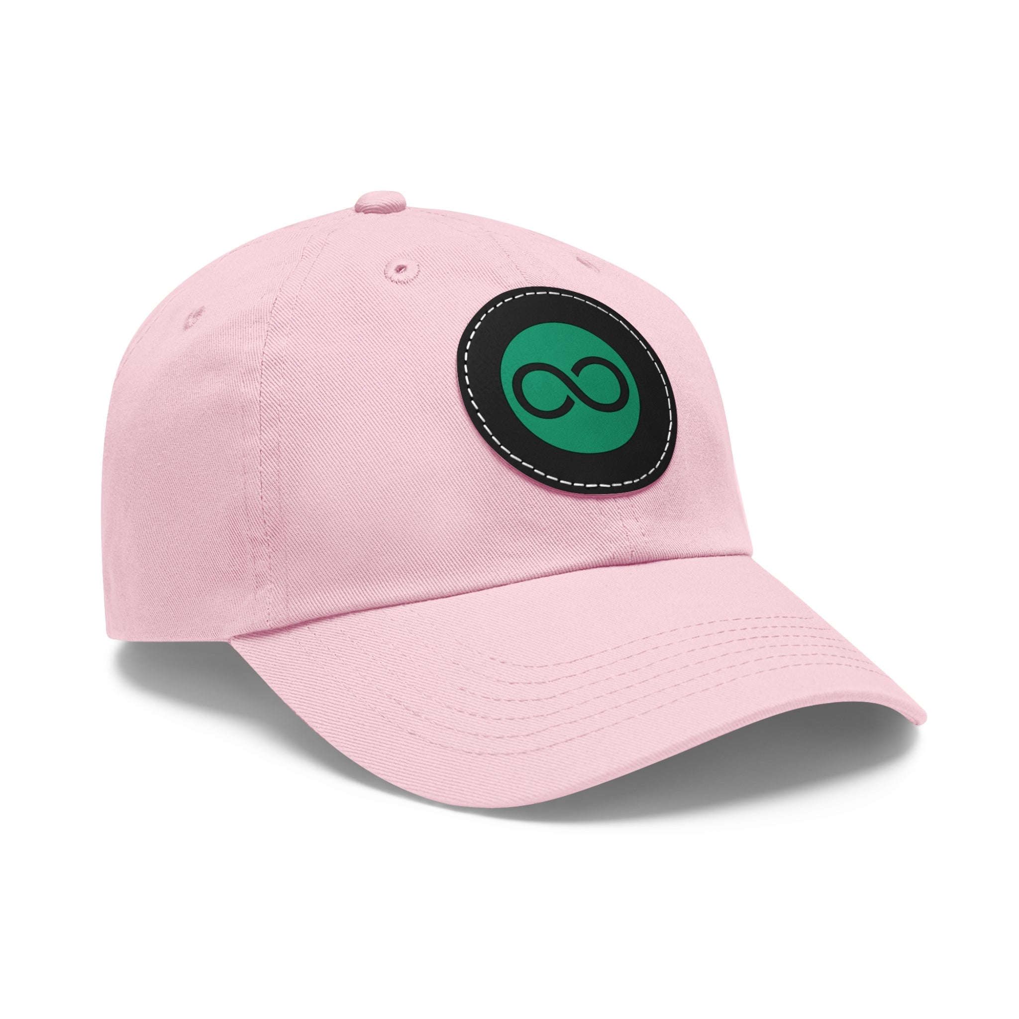 ACOOG Leather Patch  Hat — Minimal Green Emblem Cap