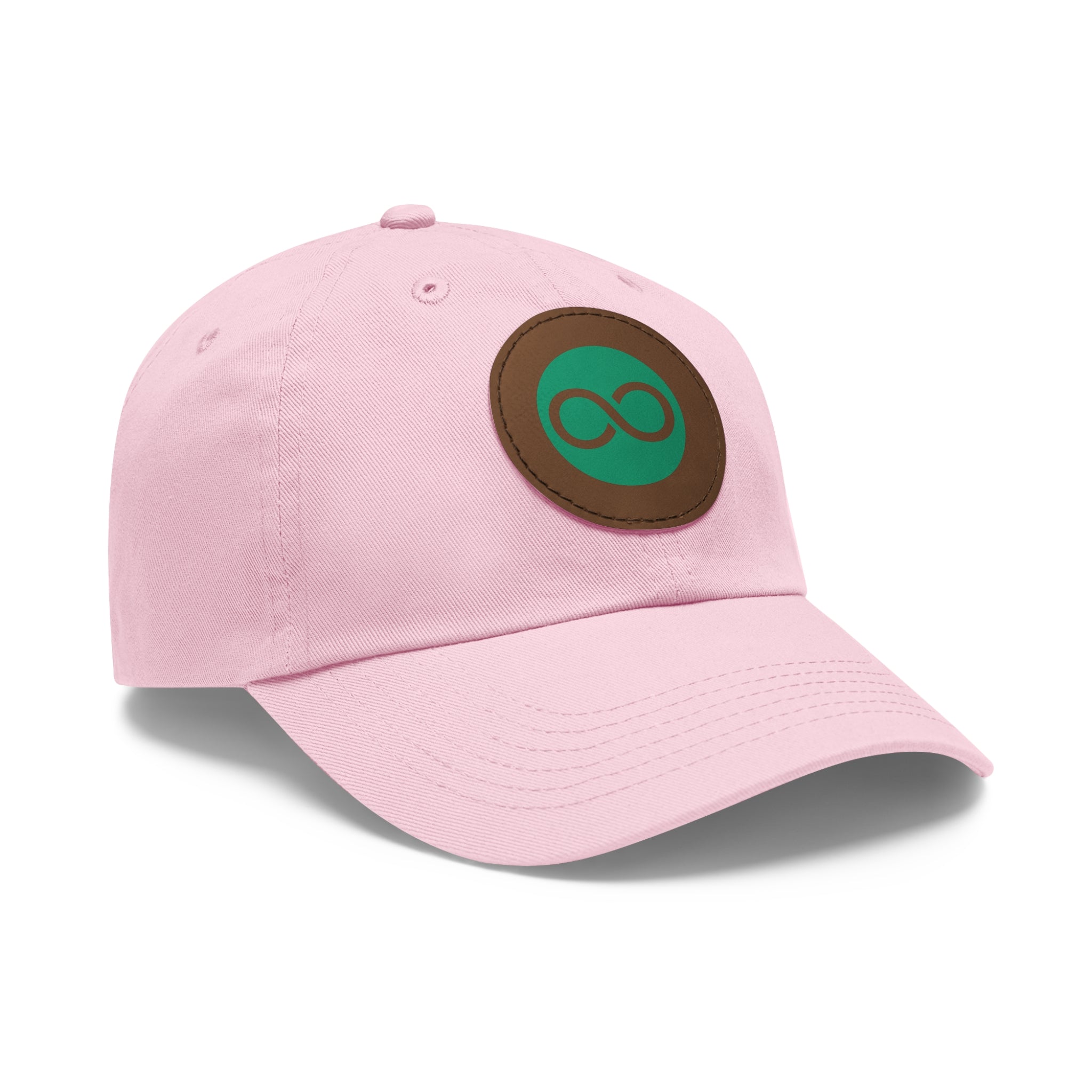ACOOG Leather Patch  Hat — Minimal Green Emblem Cap