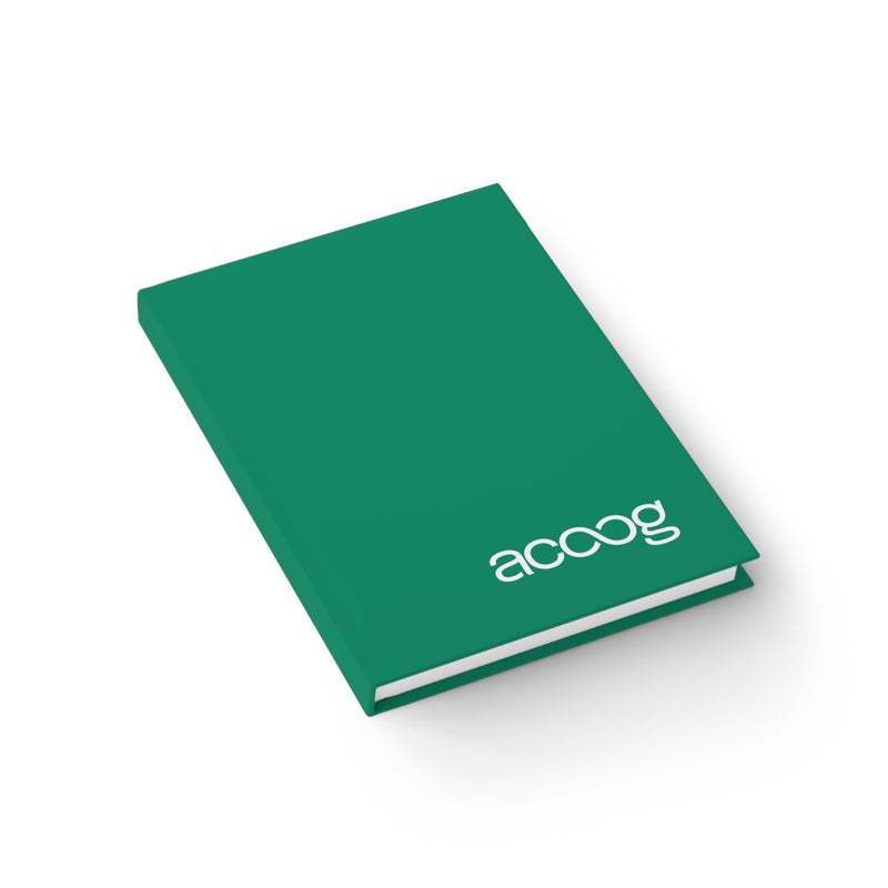 ACOOG hardcover ruled journal