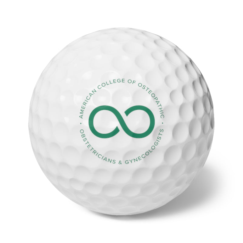 Six pack of ACOOG 1934 branded golf balls