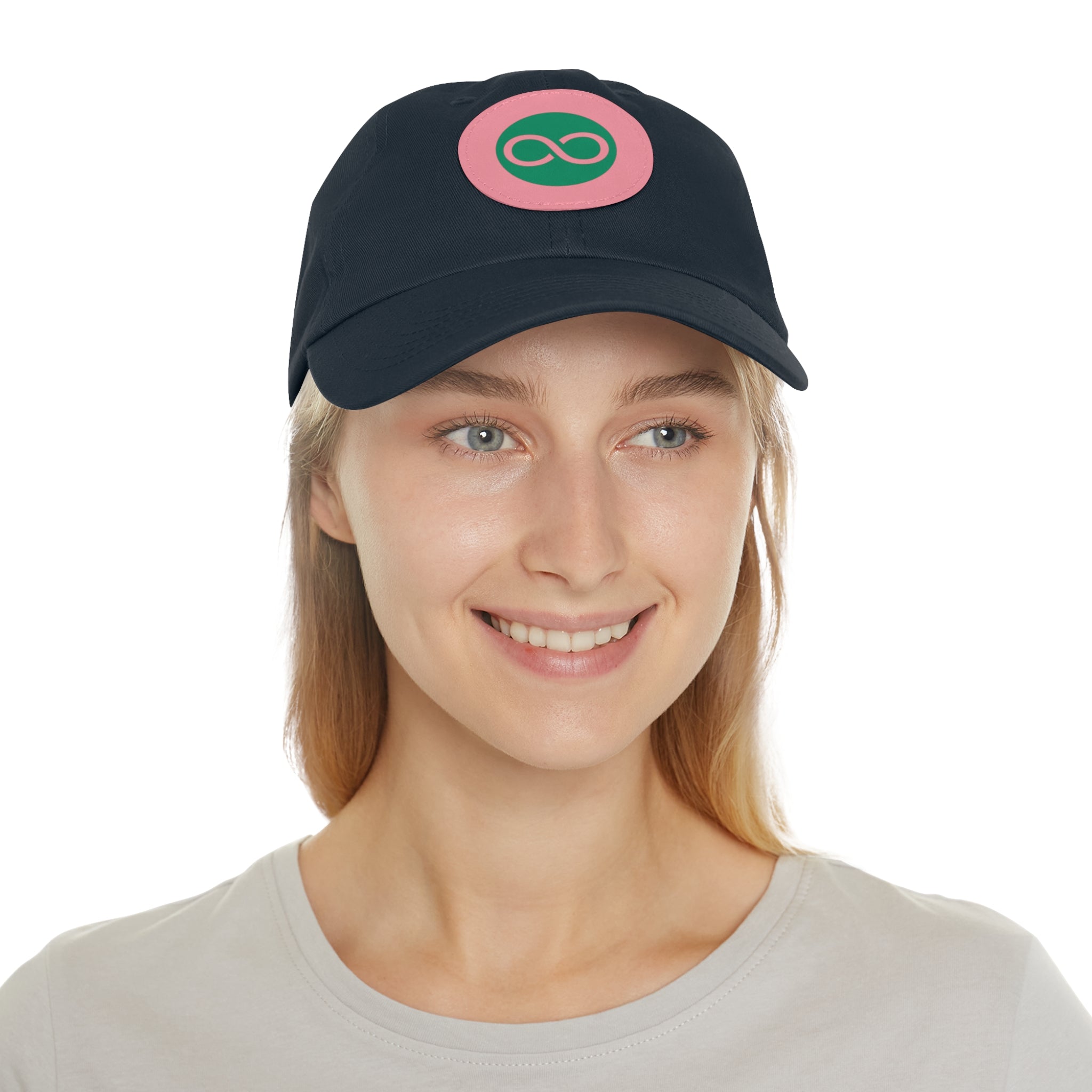 ACOOG Leather Patch  Hat — Minimal Green Emblem Cap