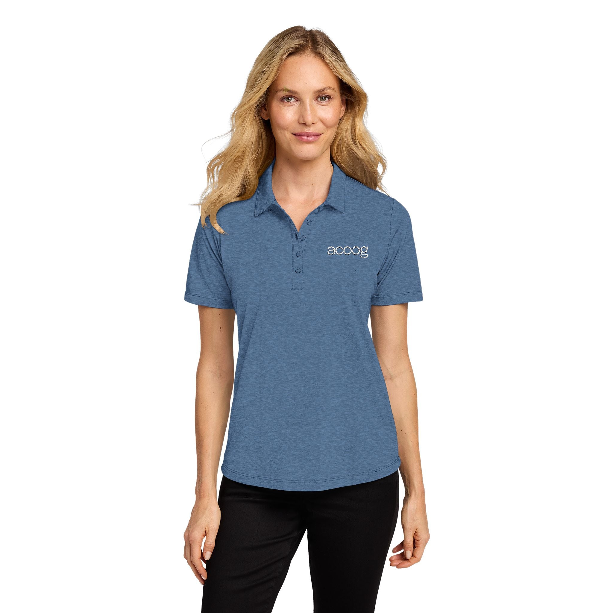 ACOOG Logo Polo | Ladies Short Sleeve Collared Shirt