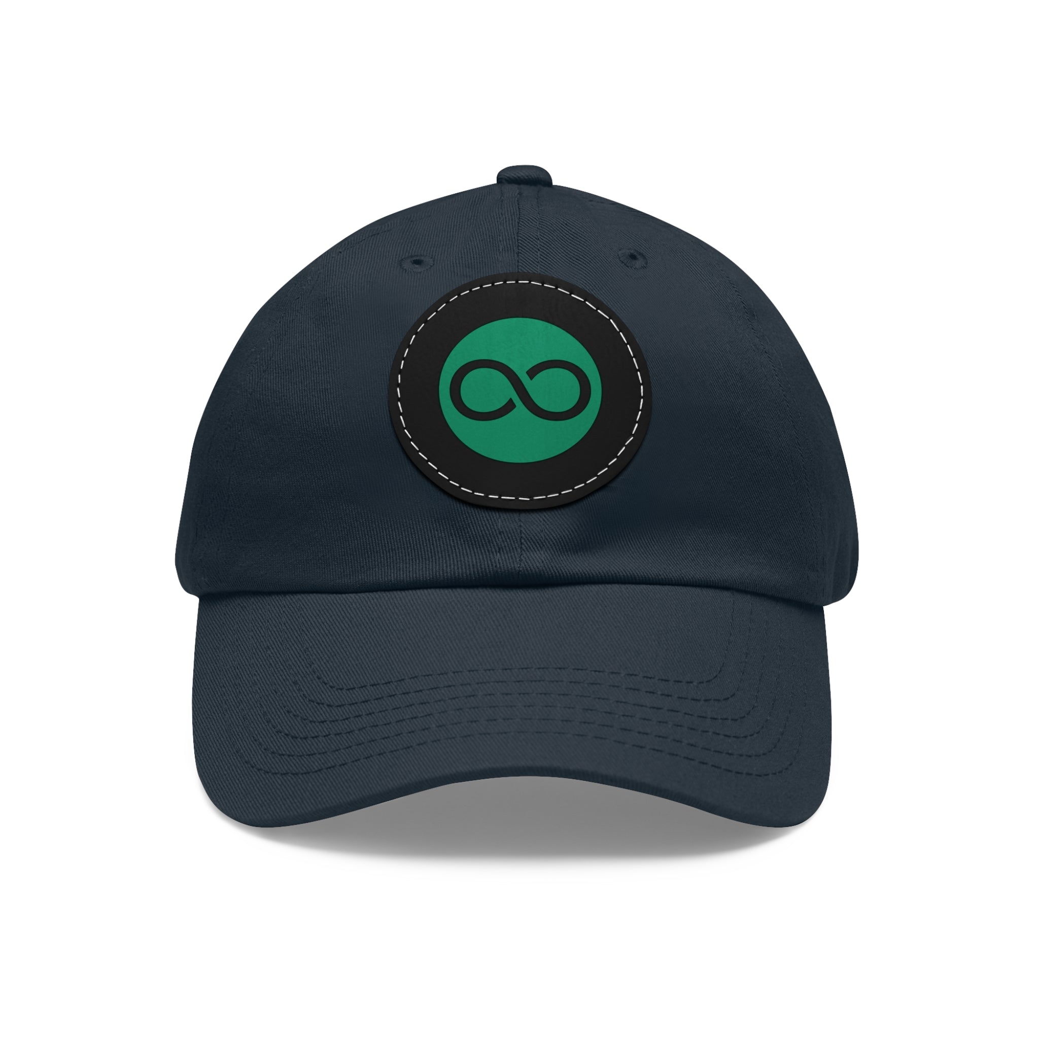 ACOOG Leather Patch  Hat — Minimal Green Emblem Cap