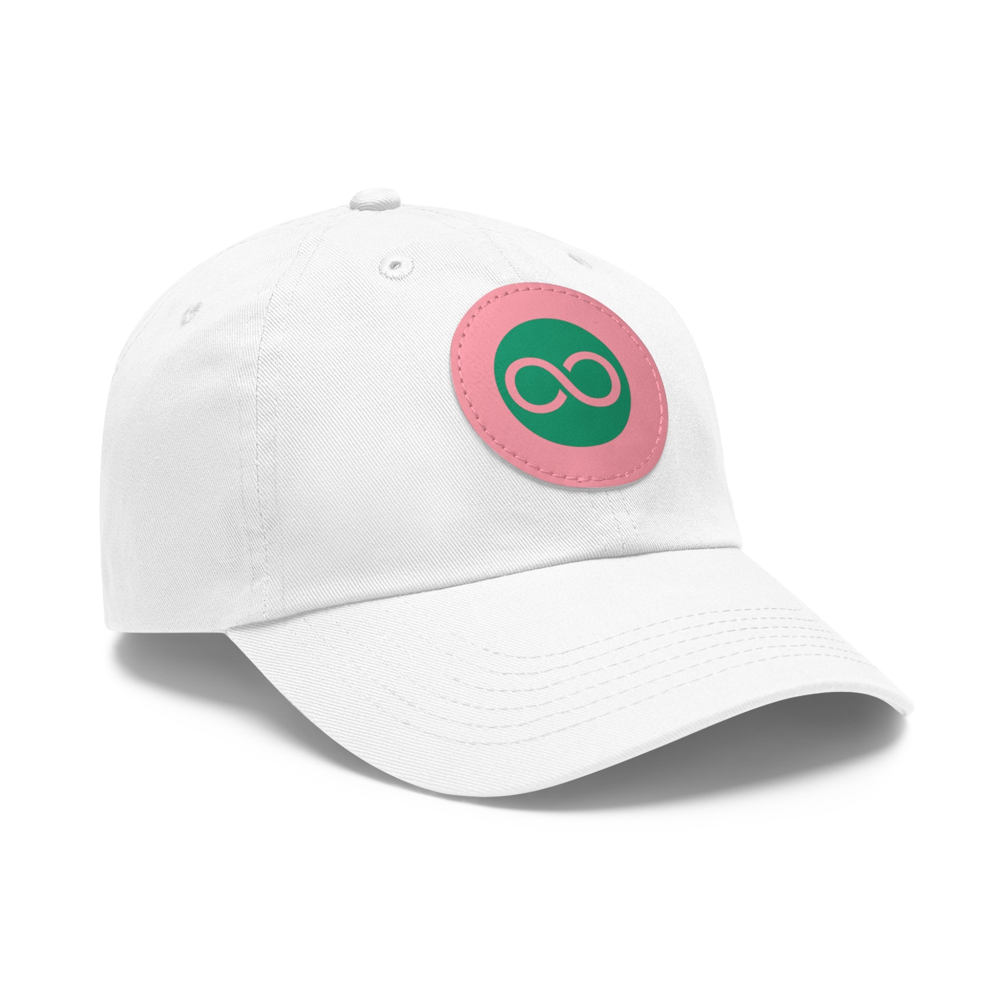 ACOOG Leather Patch  Hat — Minimal Green Emblem Cap