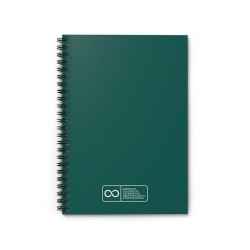 ACOOG Badge Spiral Notebook ruled journal | Classic lined notebook