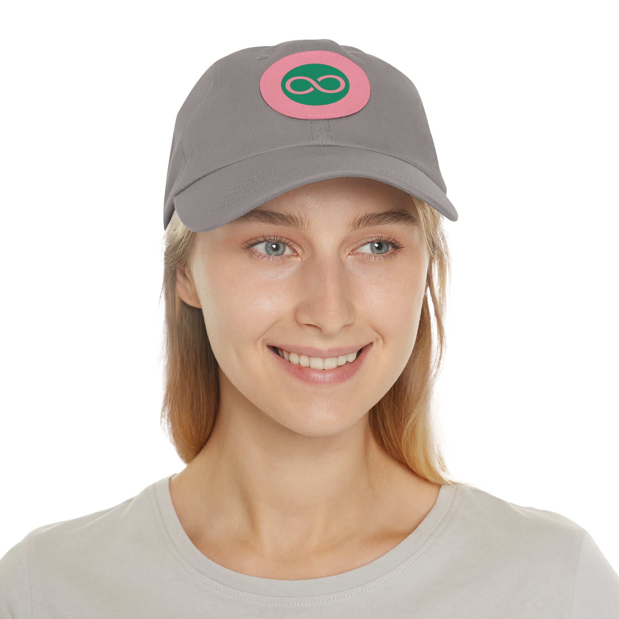 ACOOG Leather Patch  Hat — Minimal Green Emblem Cap