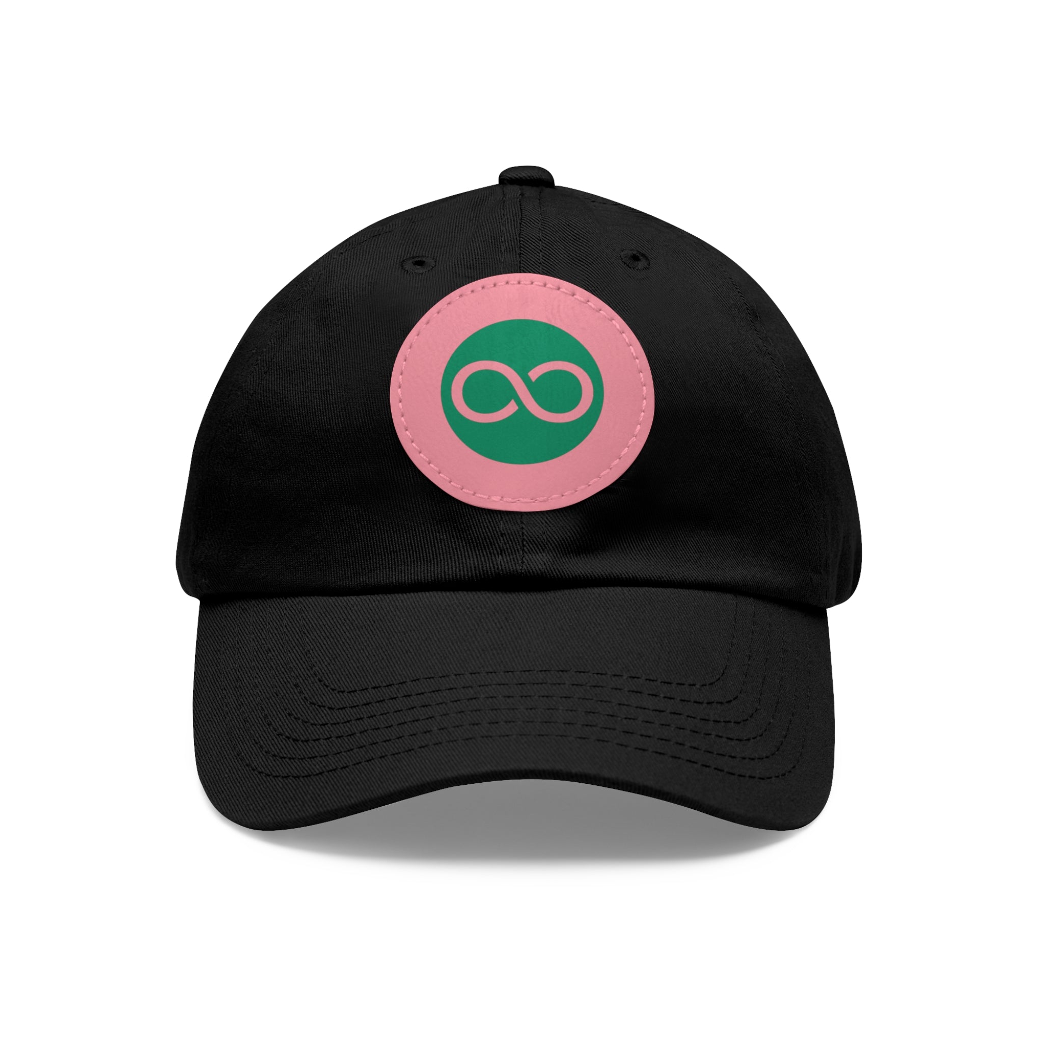 ACOOG Leather Patch  Hat — Minimal Green Emblem Cap
