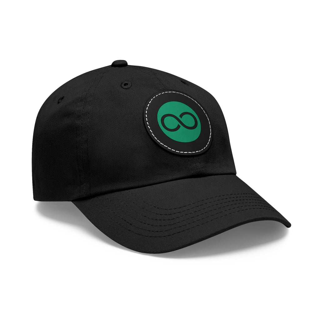 ACOOG Leather Patch  Hat — Minimal Green Emblem Cap