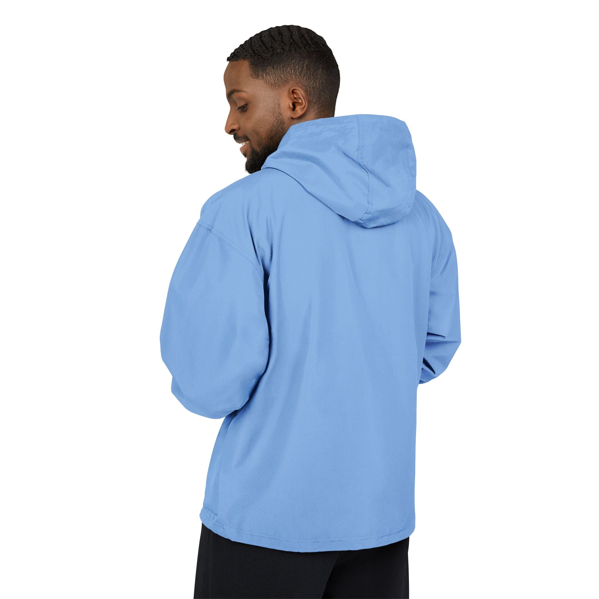ACOOG Checkerboard Sun Icon Anorak Jacket | Packable Hooded Windbreaker