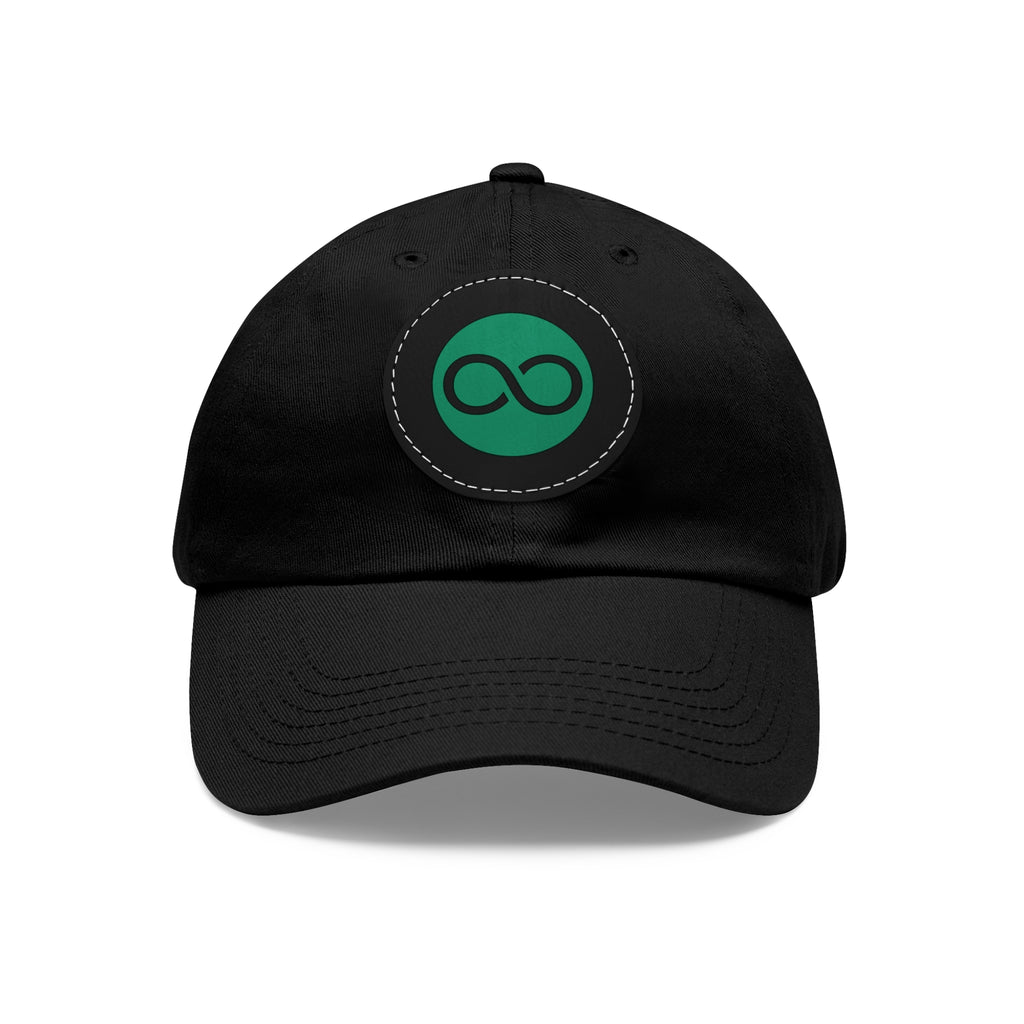 ACOOG Leather Patch  Hat — Minimal Green Emblem Cap