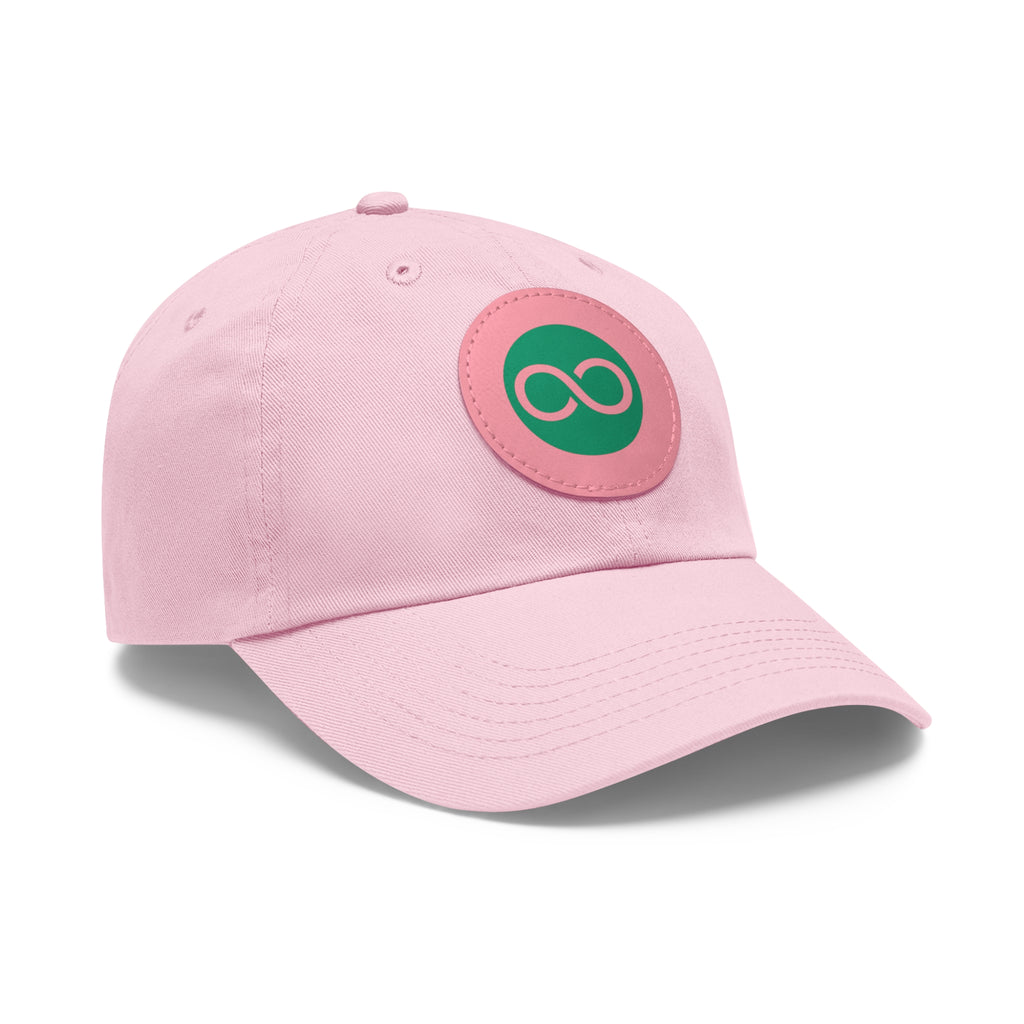 ACOOG Leather Patch  Hat — Minimal Green Emblem Cap