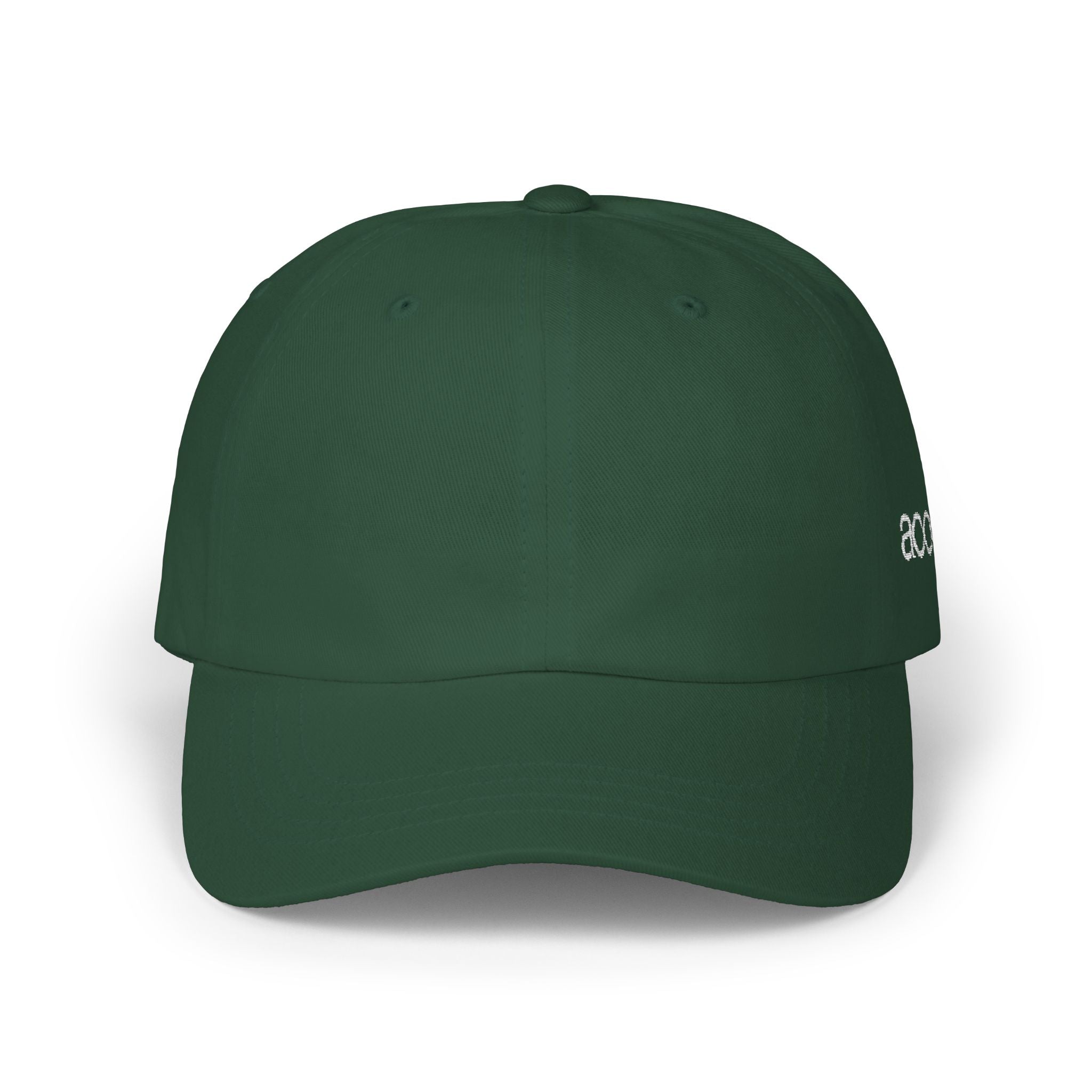 ACOOG Embroidery Script Classic Cap | Adjustable Baseball Hat