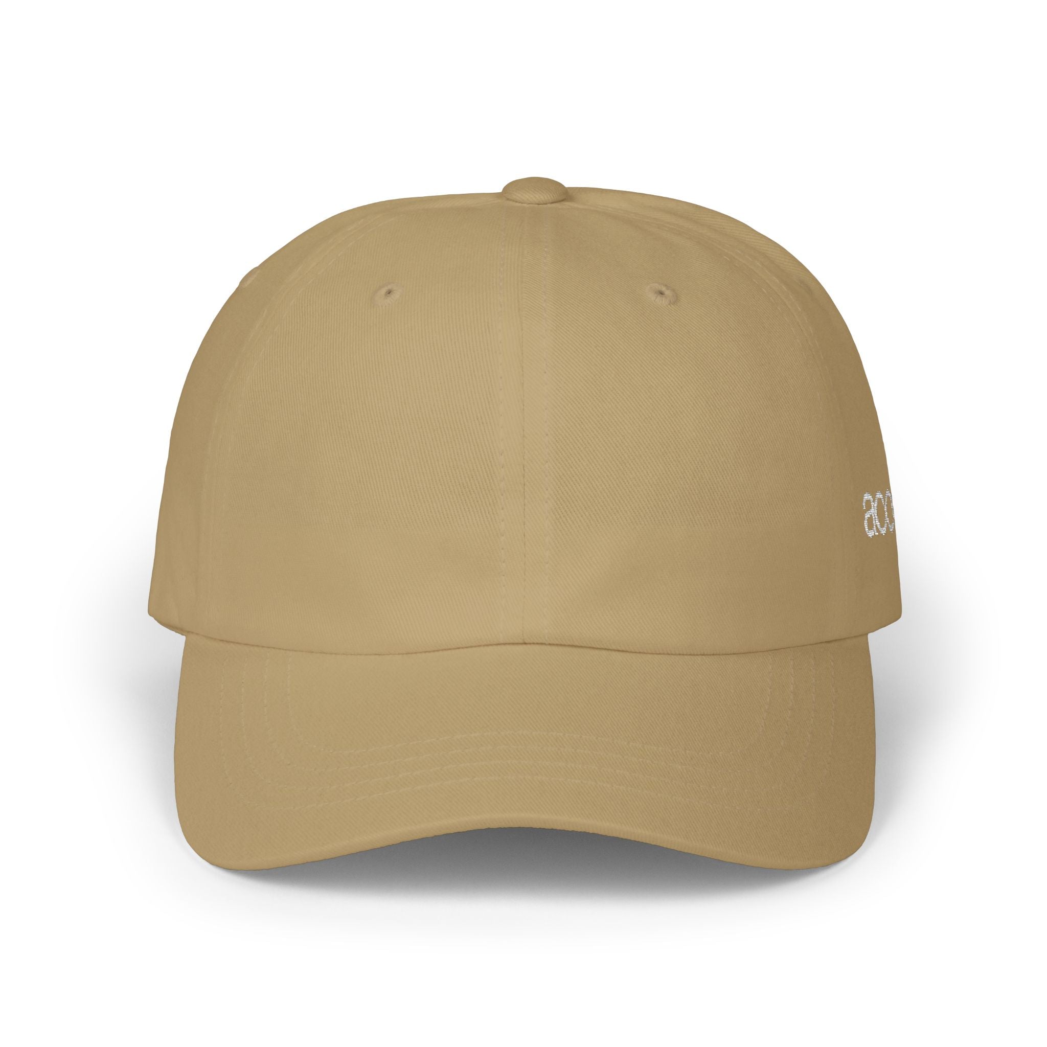 ACOOG Embroidery Script Classic Cap | Adjustable Baseball Hat