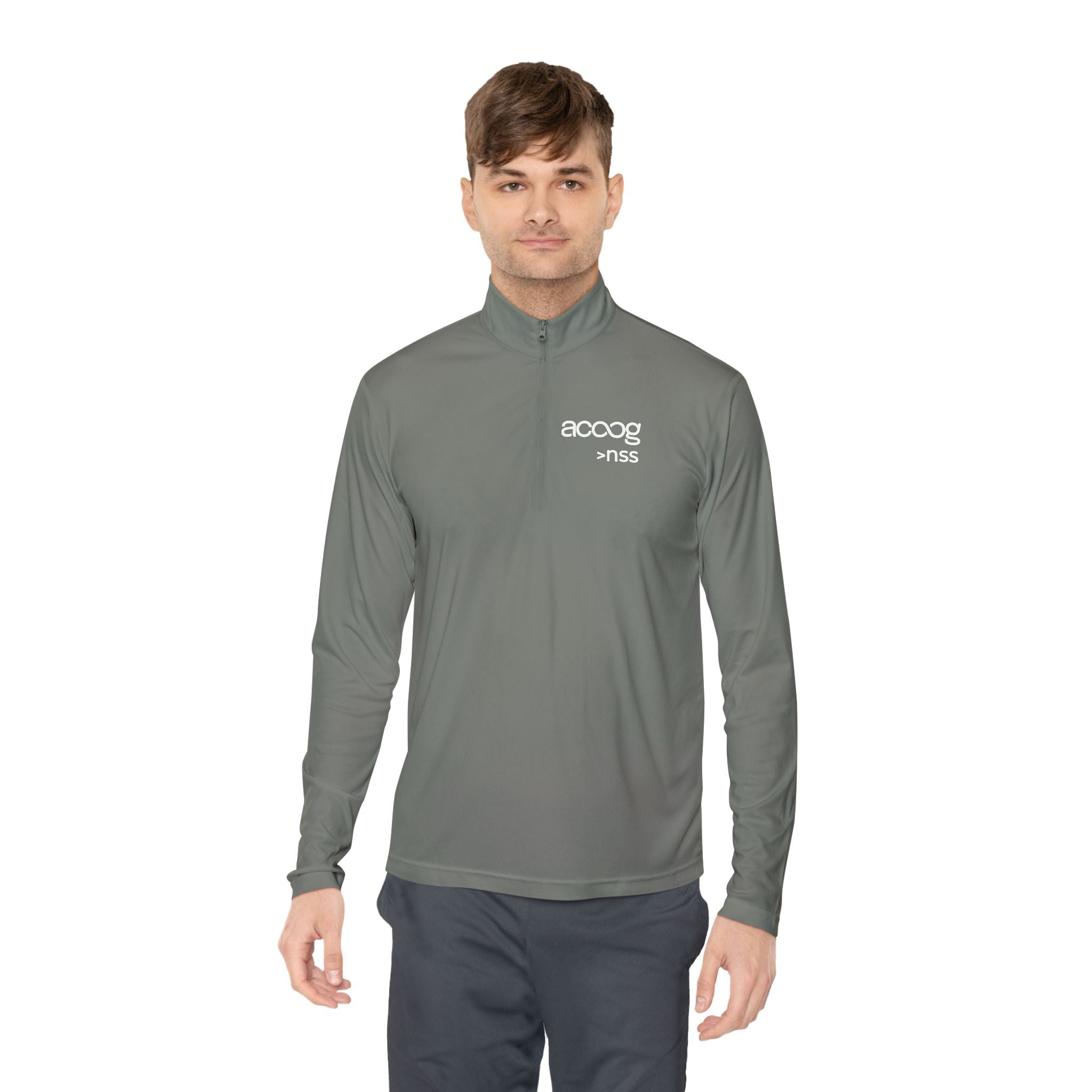 NSS Code (>NSS) - Unisex Logo Quarter-Zip Pullover