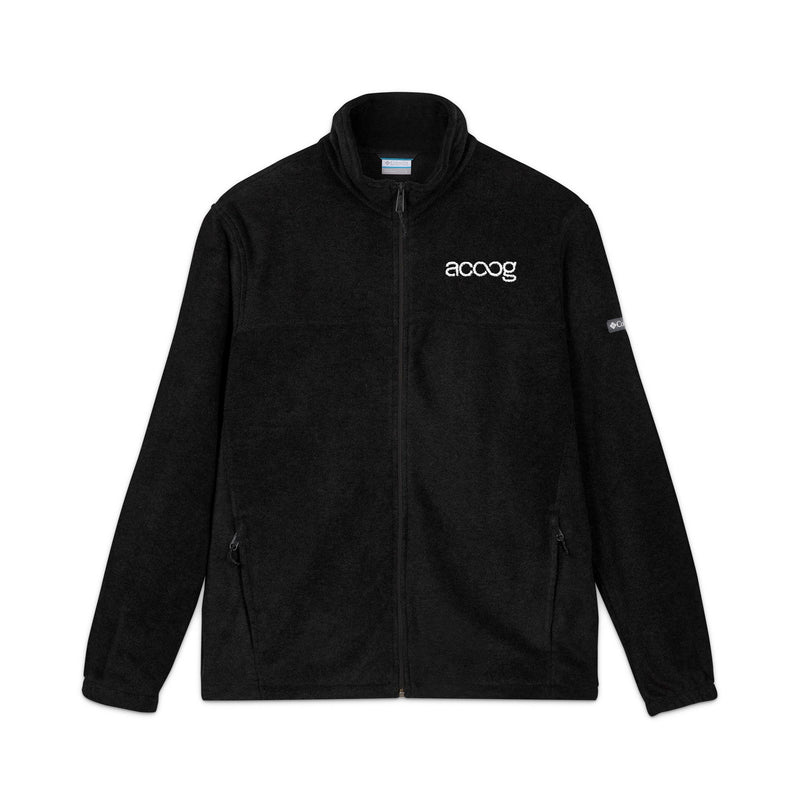 Embroidered ACOOG Columbia fleece jacket