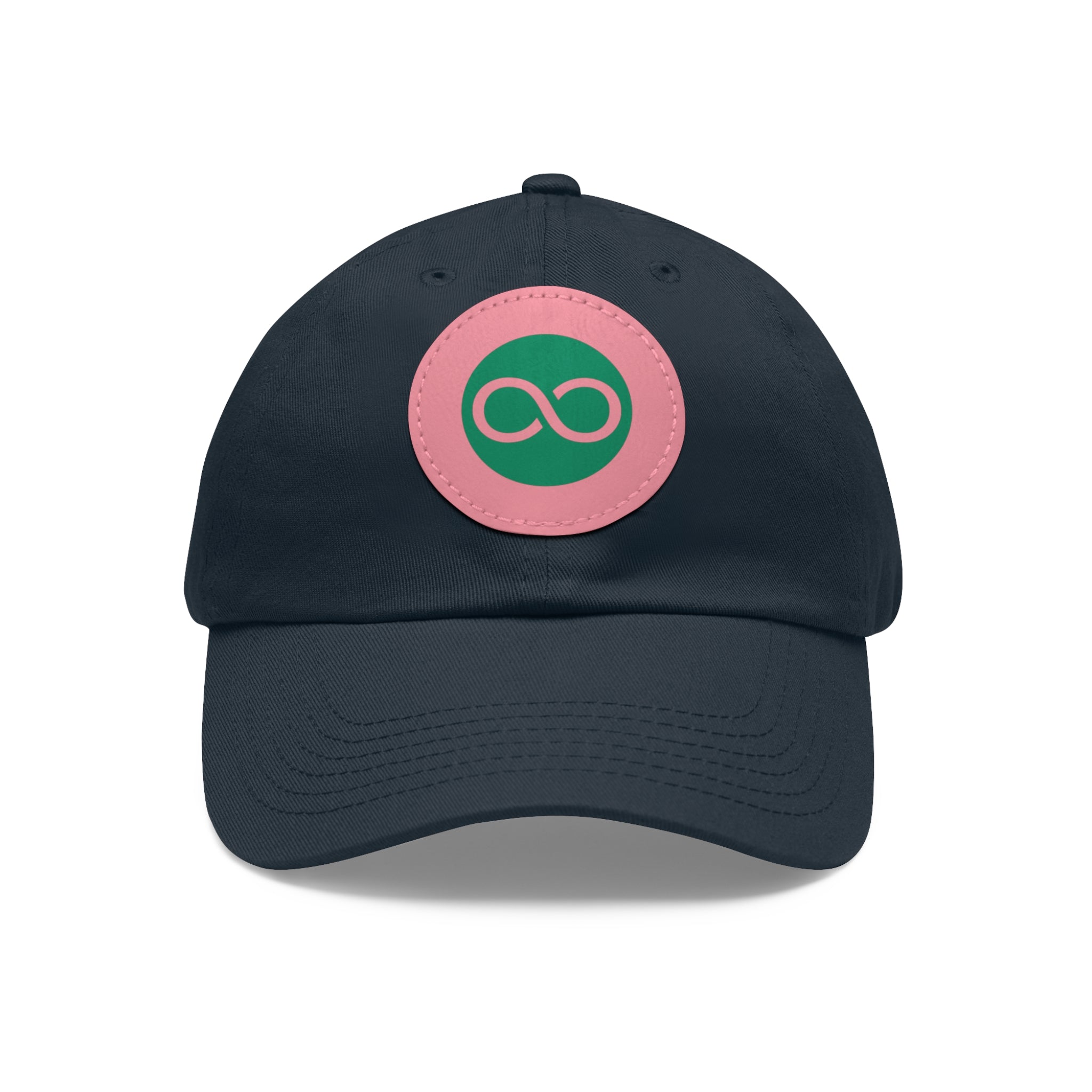 ACOOG Leather Patch  Hat — Minimal Green Emblem Cap