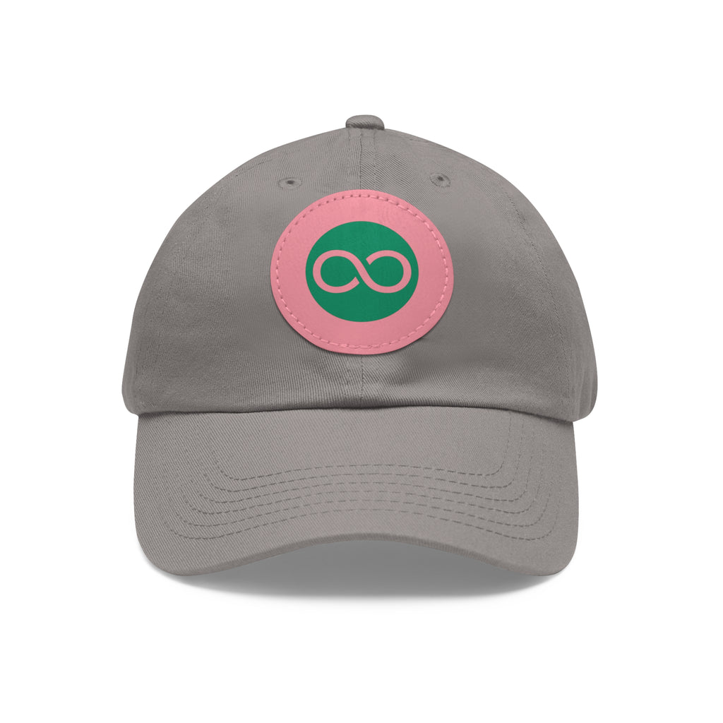 ACOOG Leather Patch  Hat — Minimal Green Emblem Cap