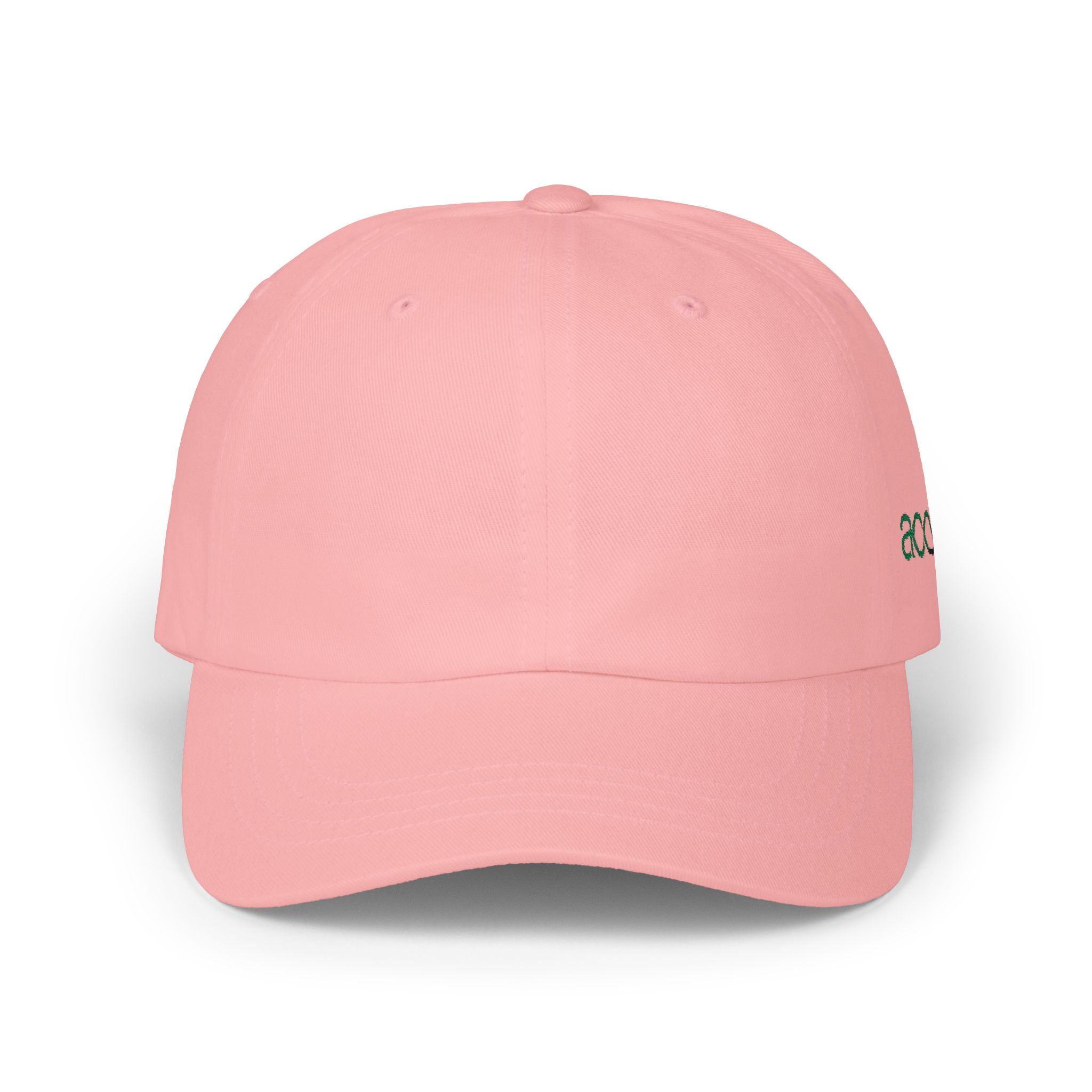 ACOOG Minimal Embroidered Cap | Classic White Baseball Hat, Adjustable