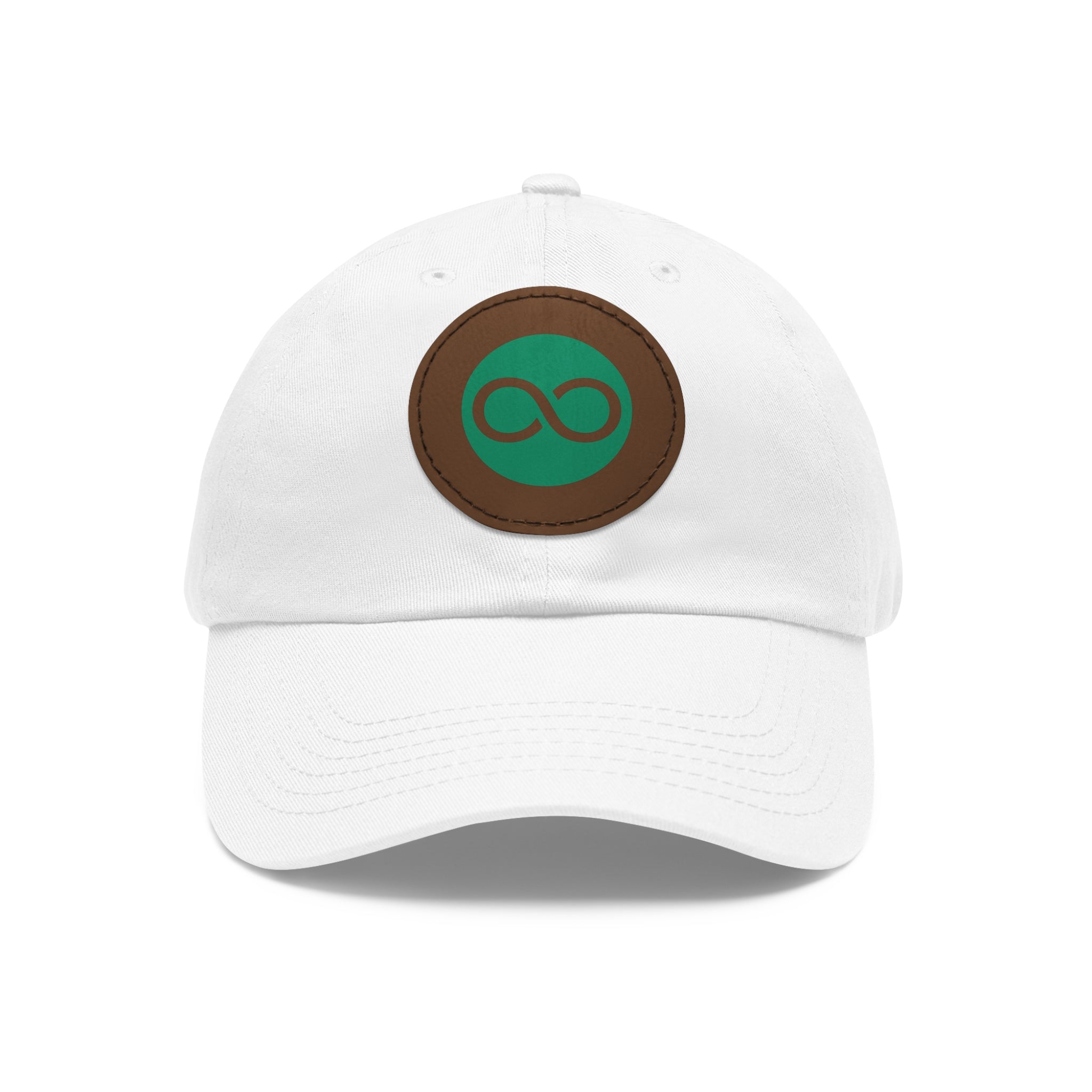 ACOOG Leather Patch  Hat — Minimal Green Emblem Cap