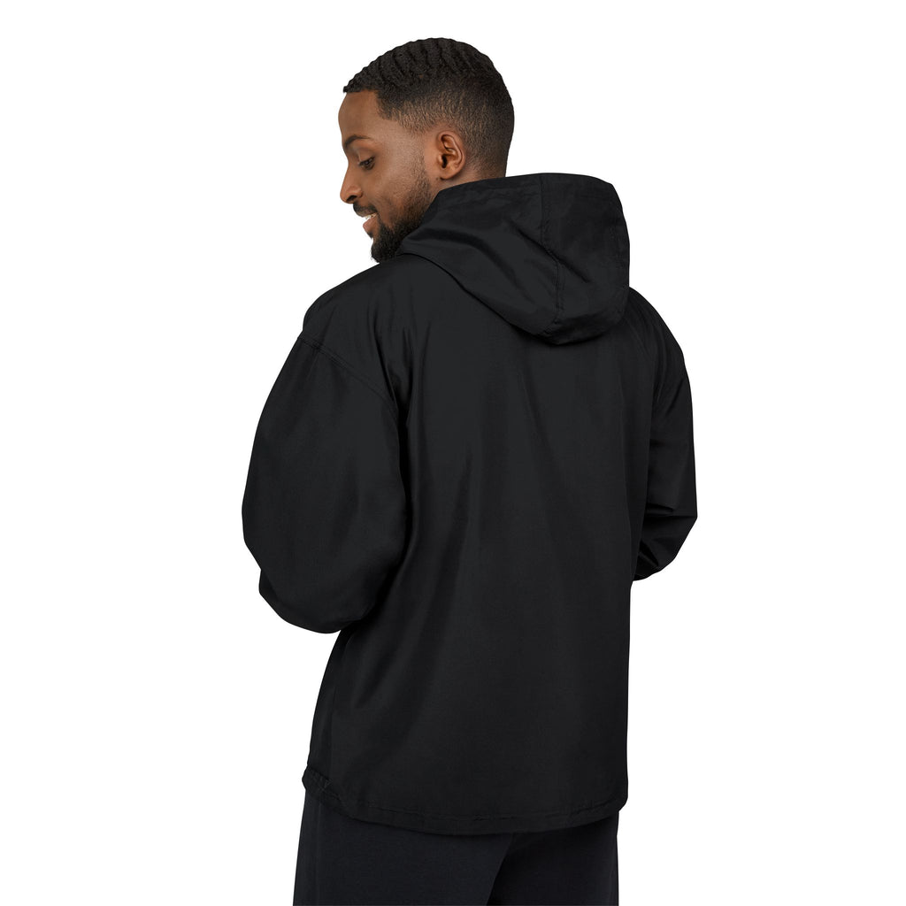 ACOOG Checkerboard Sun Icon Anorak Jacket | Packable Hooded Windbreaker