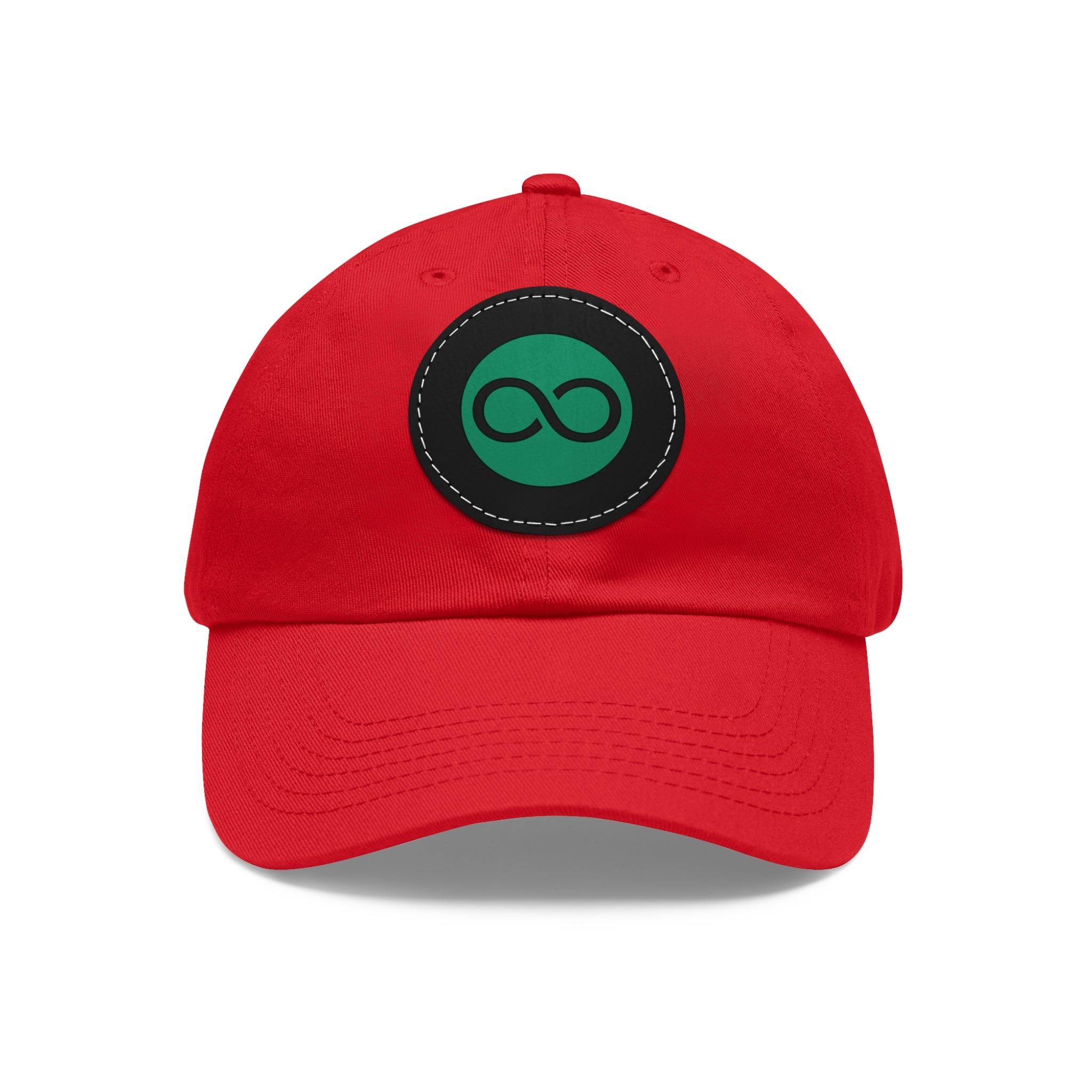 ACOOG Leather Patch  Hat — Minimal Green Emblem Cap