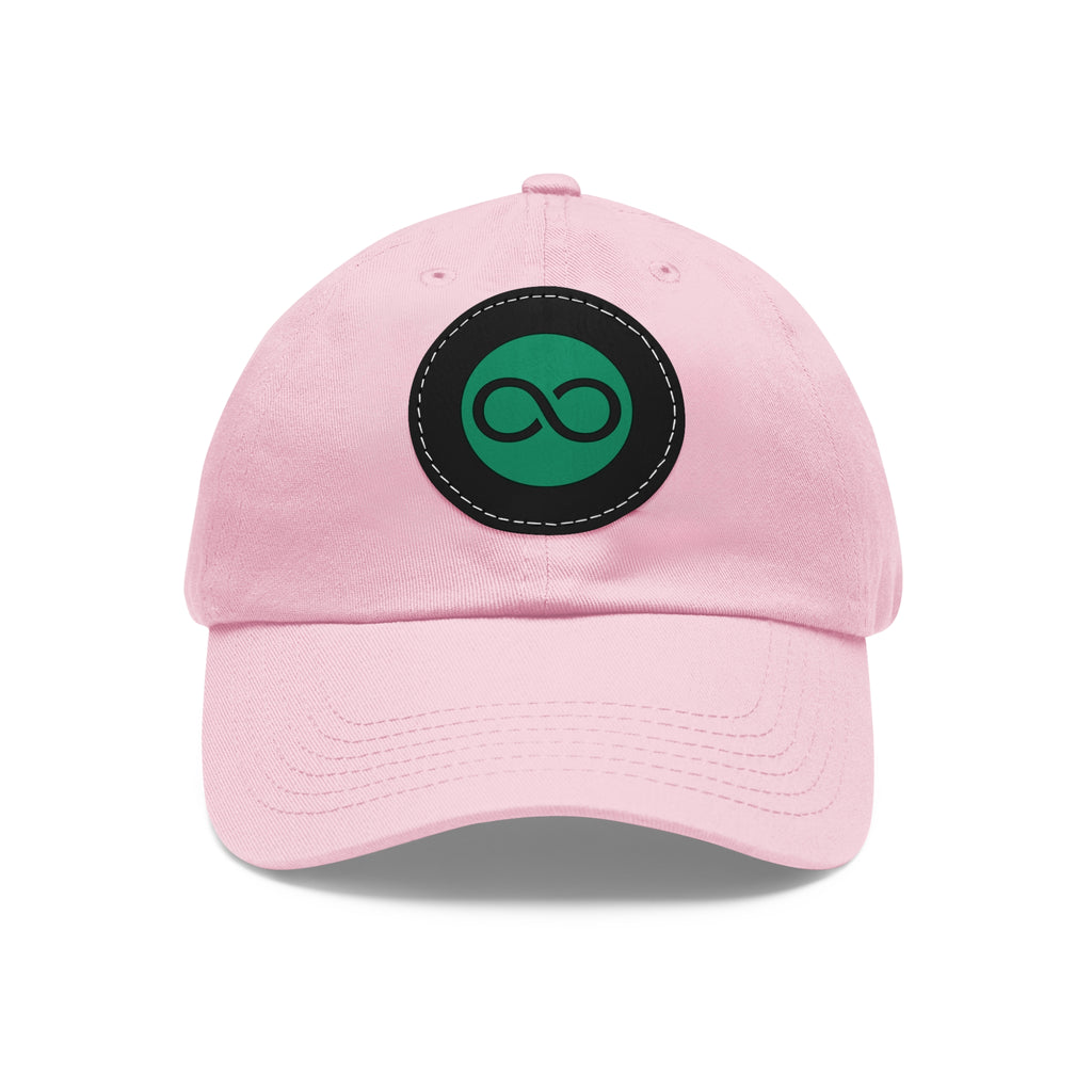 ACOOG Leather Patch  Hat — Minimal Green Emblem Cap