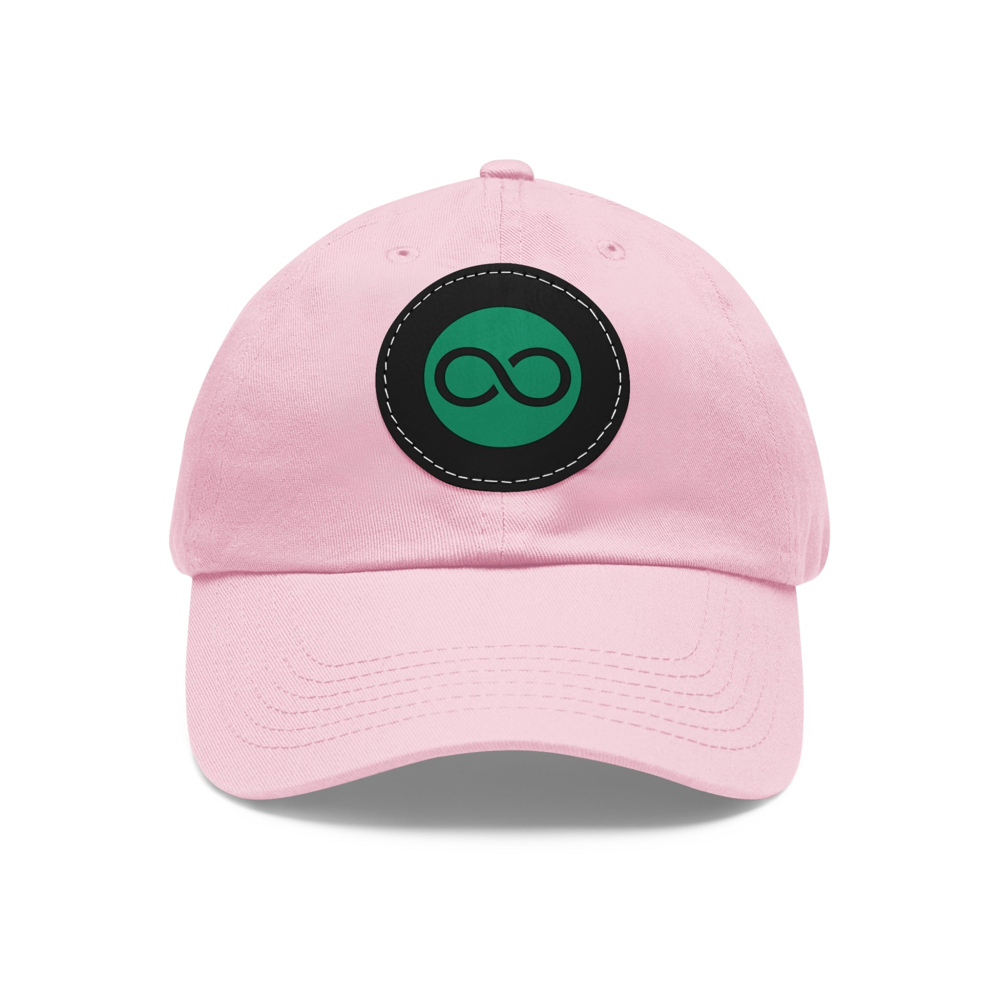 ACOOG Leather Patch  Hat — Minimal Green Emblem Cap