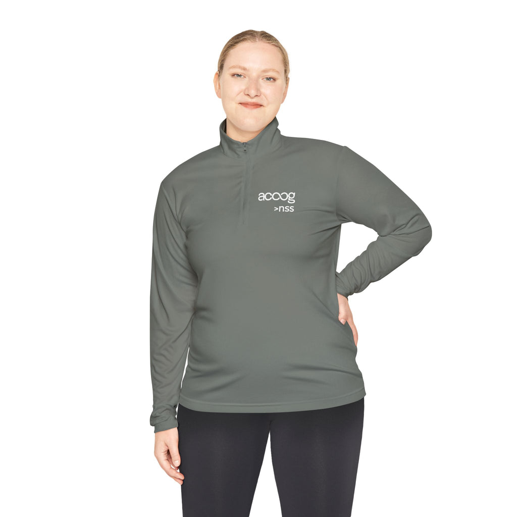 NSS Code (>NSS) - Unisex Logo Quarter-Zip Pullover