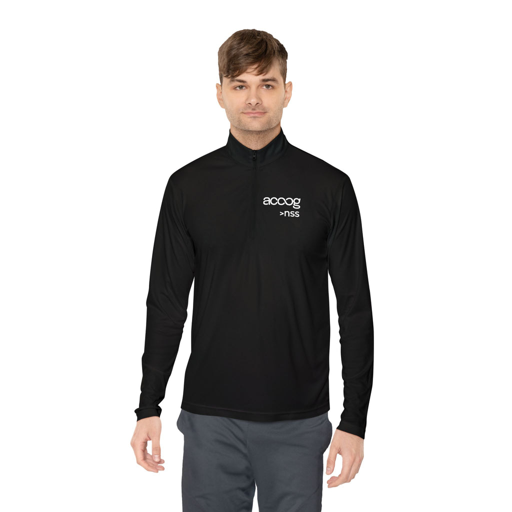 NSS Code (>NSS) - Unisex Logo Quarter-Zip Pullover