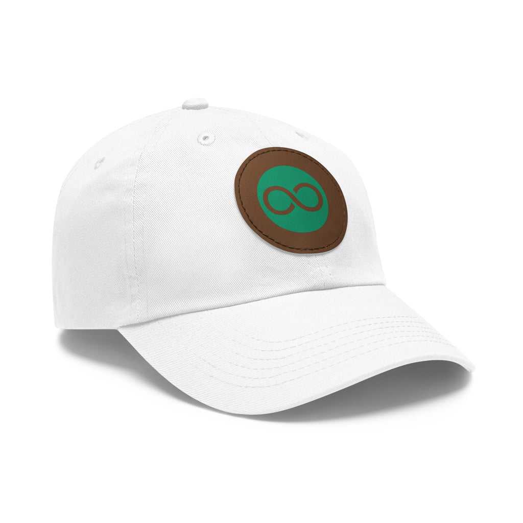 ACOOG Leather Patch  Hat — Minimal Green Emblem Cap